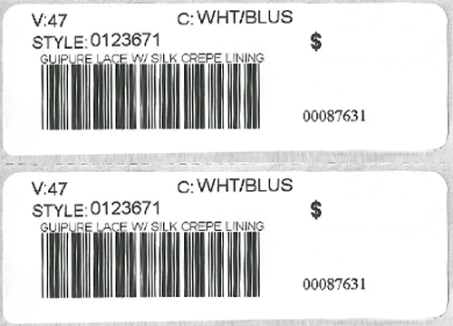 Honeywell Jewelry Barbell Labels 2.2x0.5
